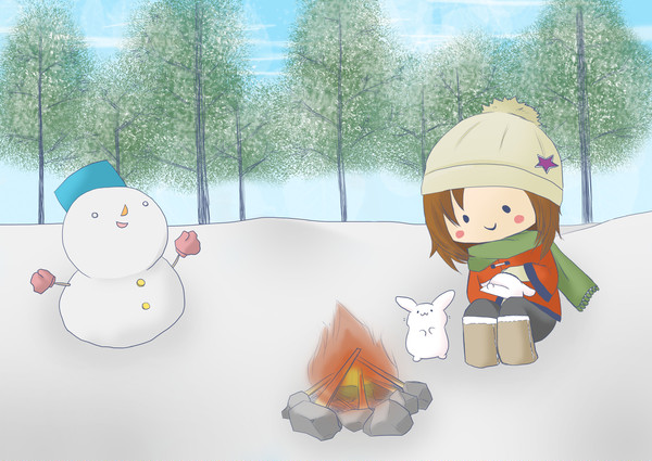 雪うさぎ