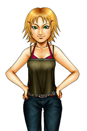 砂三兄弟 ラフな私服 テマリ編