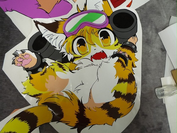 ふぁーすとチラシの大砲猫さん