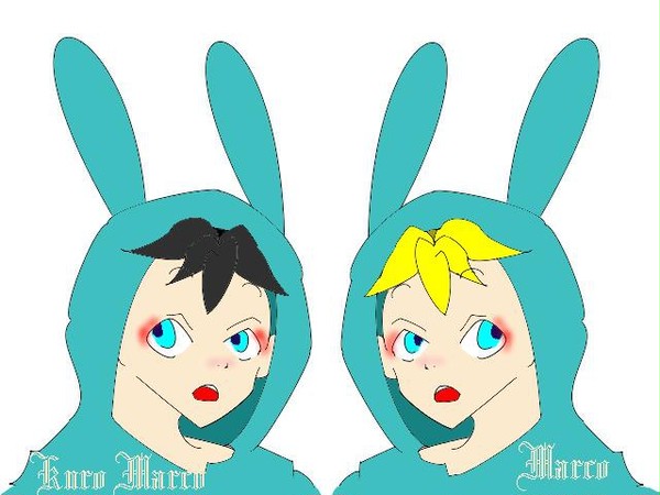 子マルコと黒子マルコ