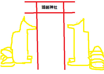 【初描き】悲しみの博麗神社
