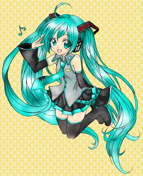 ミクを塗ってみた