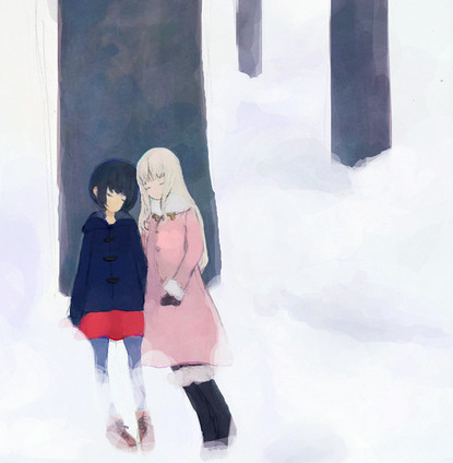 冬の間の女の子