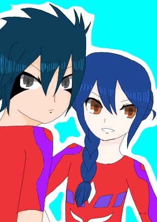エスカバくんとミストレちゃん