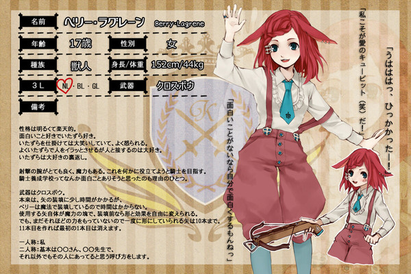 【ピク騎士】ベリー・ラグレーン【アリオン】2/24更新