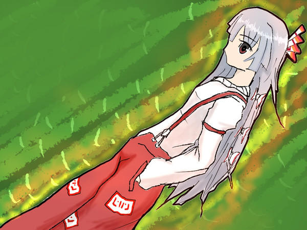 妹紅を描いてみた