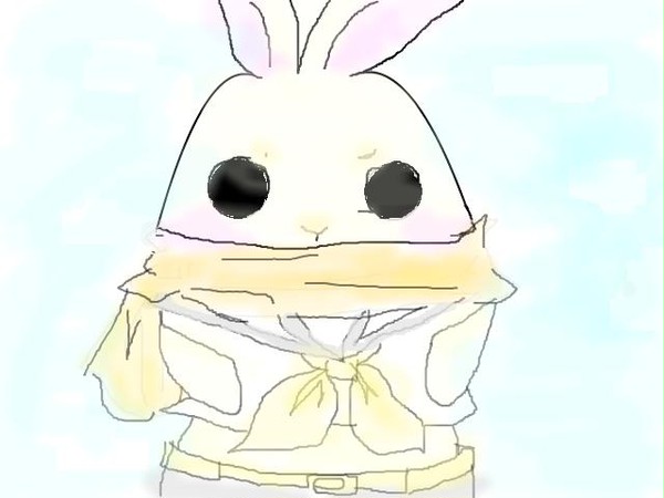 『機嫌が悪いウサギ　ｂｙリン』