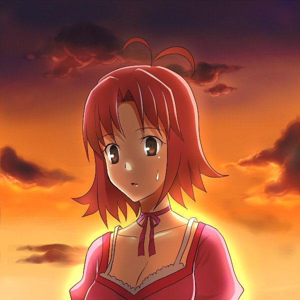 夕暮れ