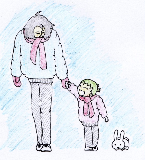 よつばと! and one of my friends