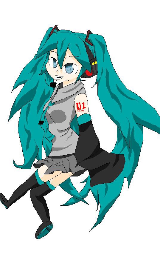 はじける、ミク