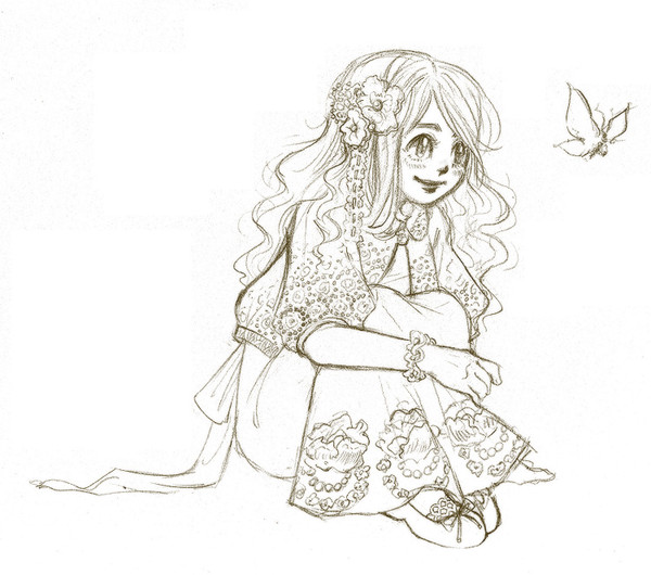 Hagu and 蝶