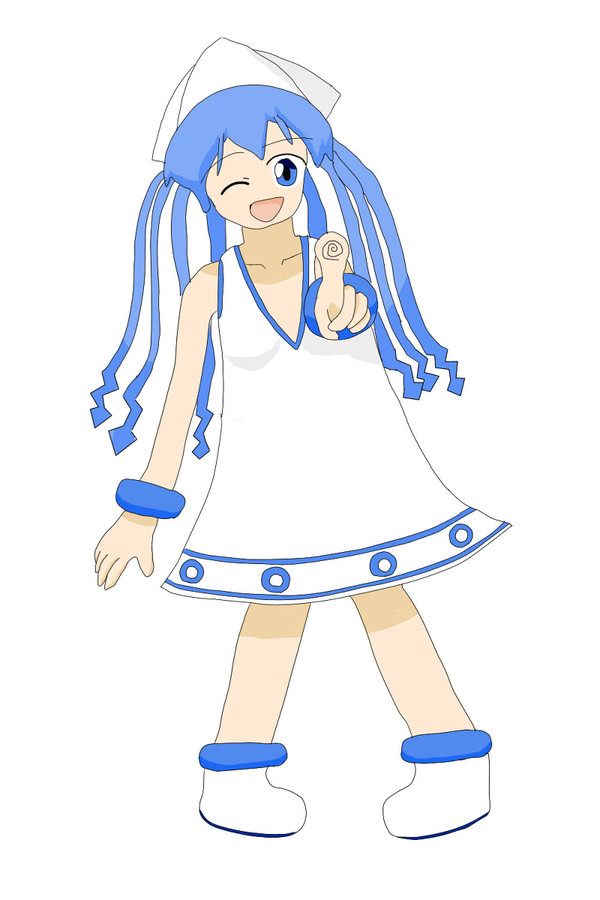 初描きイカ娘