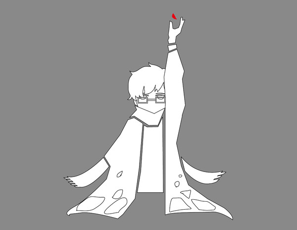 前の絵に色をつけたバージョン