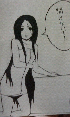 開けないでよ(ペン入れ)
