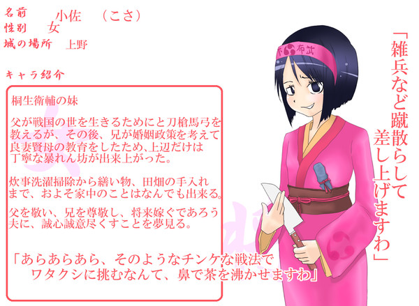 【絵師戦国化】小佐