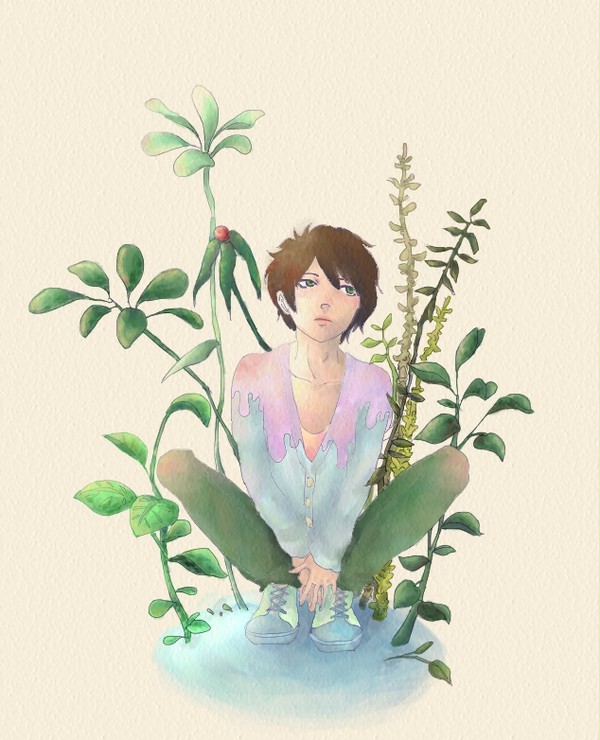 草を生やすひと