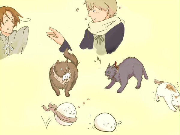 露と伊でねこたりあとか落書き
