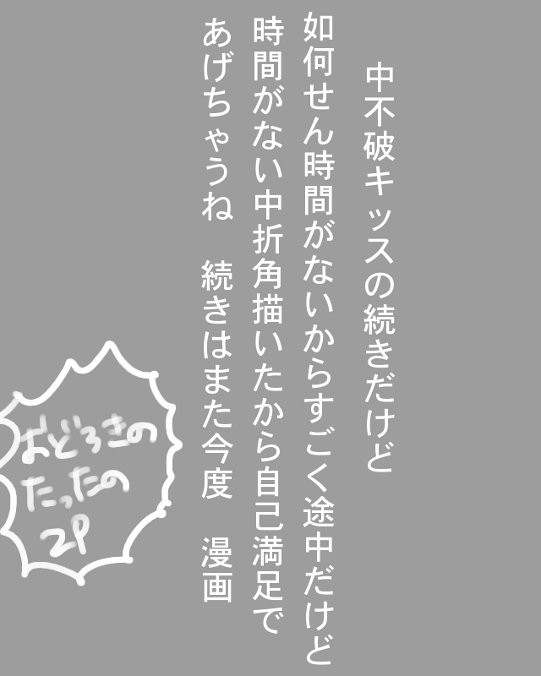 中不破キッス　※ほもちゅー