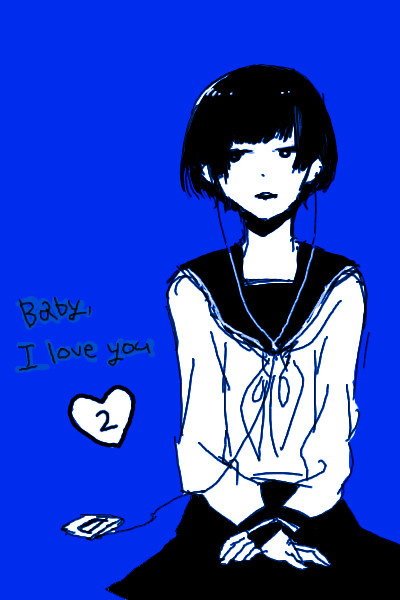 創作百合まんが　Baby  I love you(2)