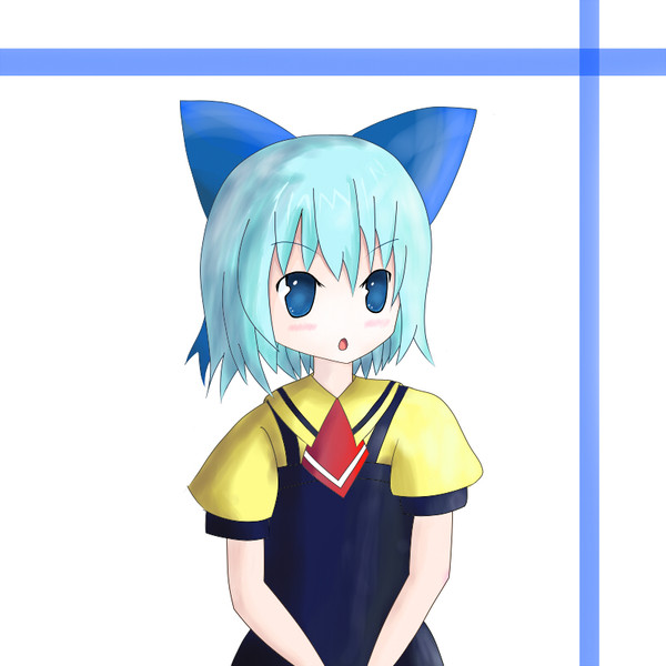 Airの制服＋チルノちゃん