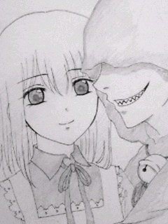 チェシャ猫とアリス