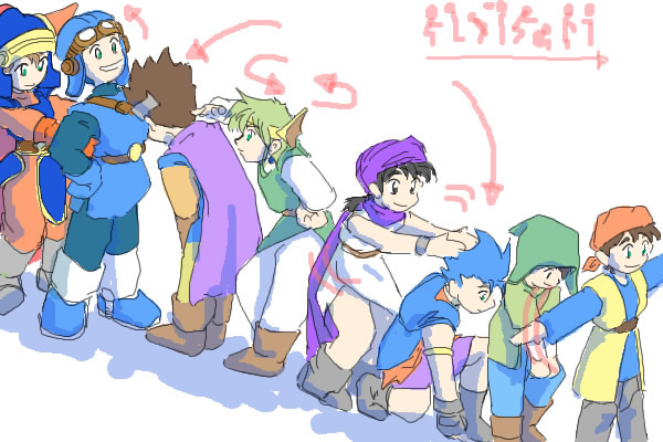 い～っぽ　進んで　前ナラエ～　♪