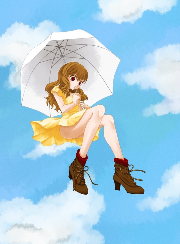 空のお散歩。