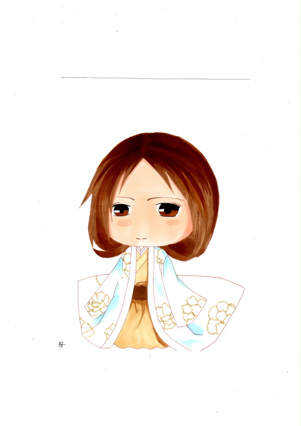 花の擬人化　　牡丹