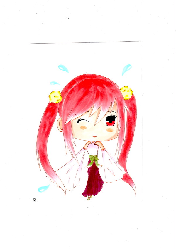 花の擬人化　　蓮の花