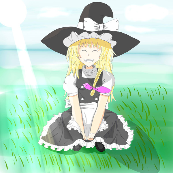 日向ぼっこ魔理沙
