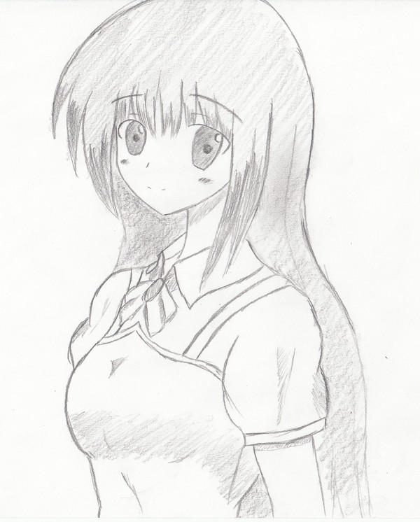 鉛筆で落書き