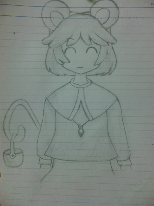 やぽーん(ナズーリン模写)