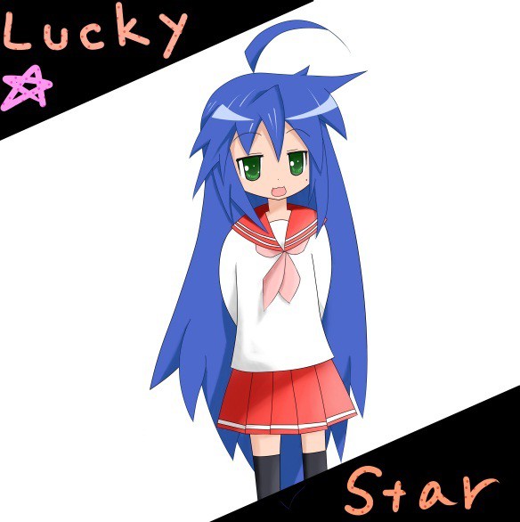 泉こなたを描いてみた。