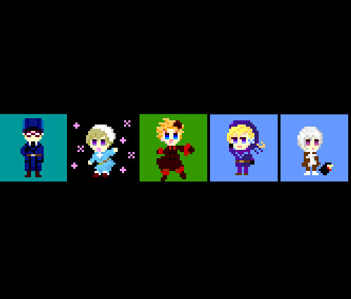 36×36で北5ドット絵