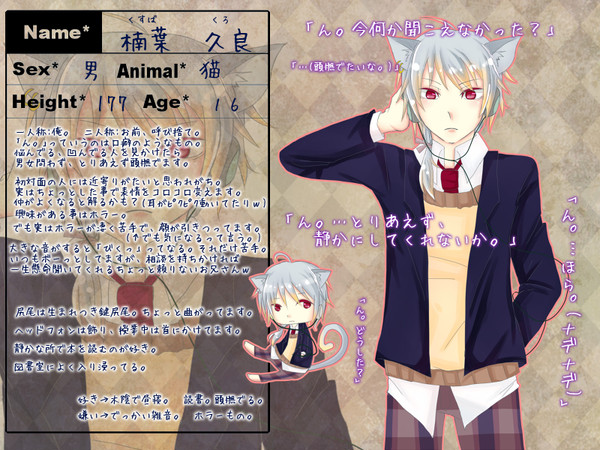 【ケモ耳学】楠葉 久良【2年生】