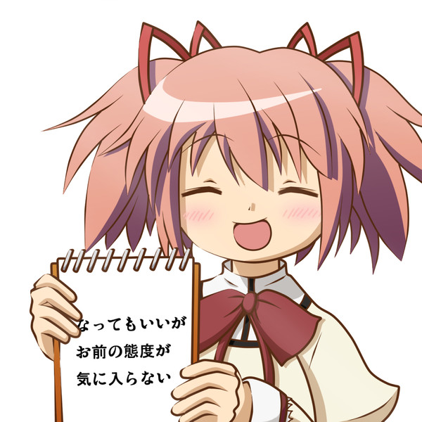 ／人◕ ‿‿ ◕人＼ ＜僕と契約して、魔法少女になってほしいんだ