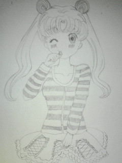 落書きうさ♪