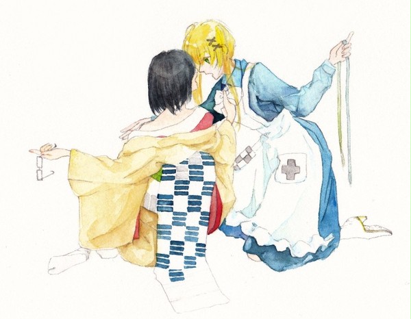 【APH】あなた色を纏っても私は私【百合】