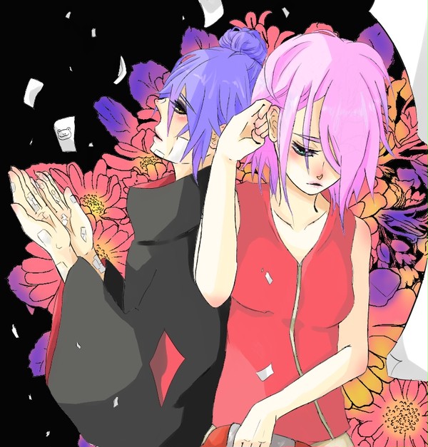 小南とサクラ