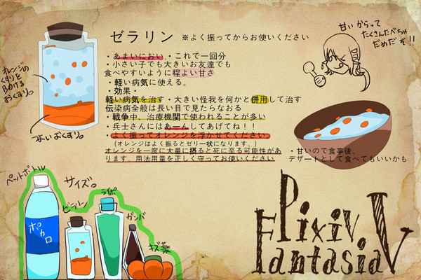 【PFⅤ】ゼラリン【アイテム】