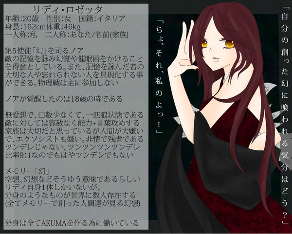 【ぴく灰2】リディ・ロゼッタ【ノアの一族】