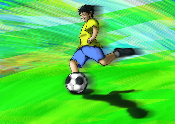 サッカー少年