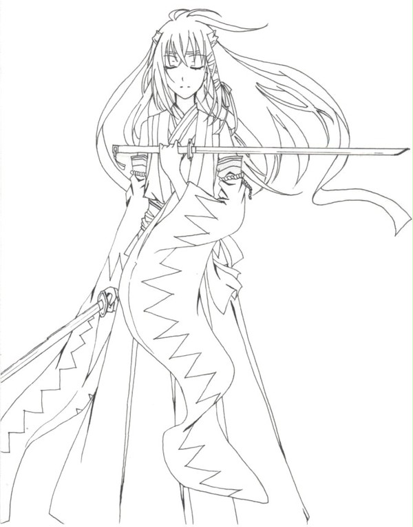 線画的な・・・