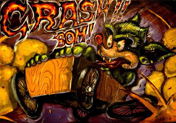 crash！