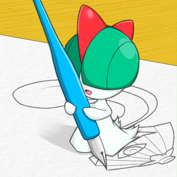 お絵描きラルトス