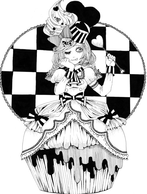 カップケーキ少女