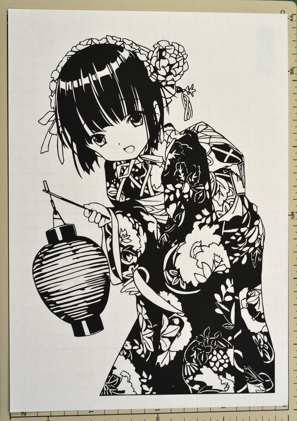 【切り絵】湯音【異国迷路のクロワーゼ】