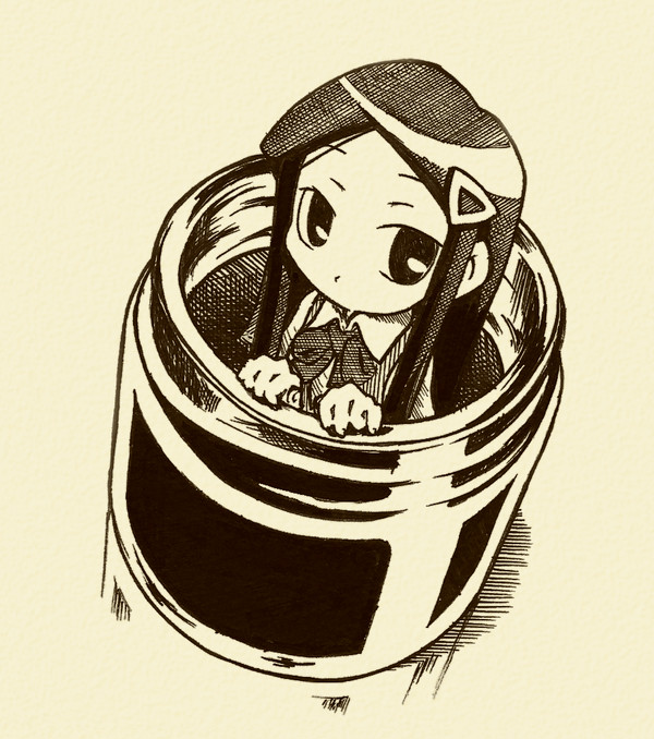 机の上のポスカラ妖精