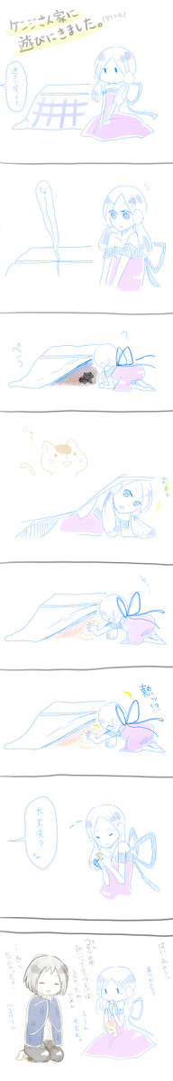 しおんちゃんとコタツ
