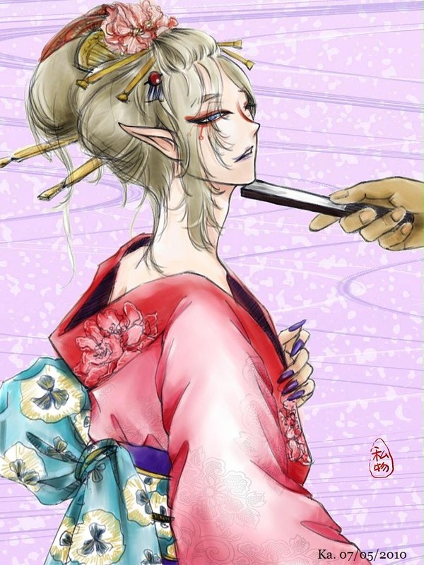 薬売り、その女装はどういうことですか？